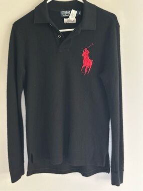 Vintage 100% Cashmere Ralph Lauren Mens Polo Sweater M